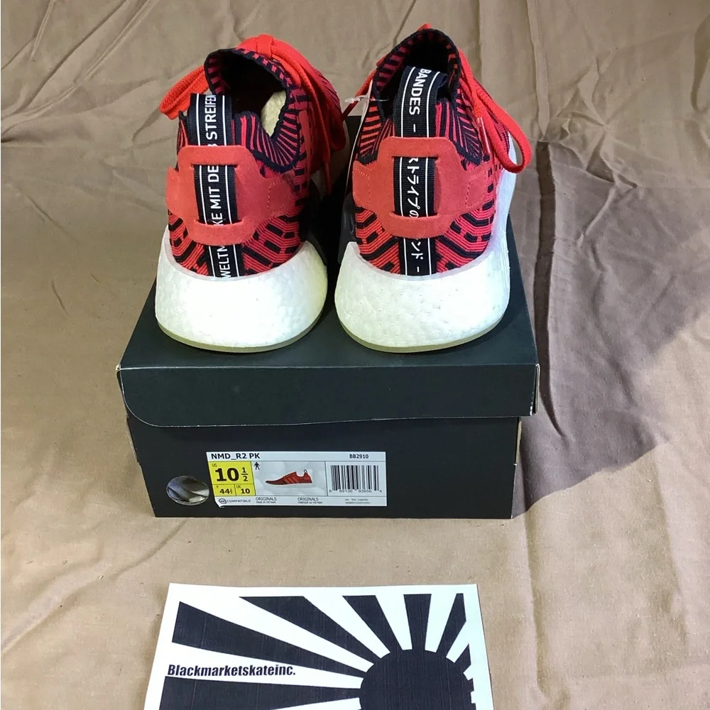Adidas NMD_R2 PK Core Red BB2910 Men's Size 10.5